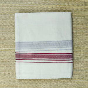 10x6 Handloom unbleached 3/4" border size