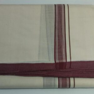 10x6 Handloom unbleached 3/4" border size