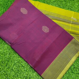 Handloom Cotton Sarees v1836 aloevera 3