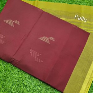 Handloom Cotton Sarees v1836 aloevera 4