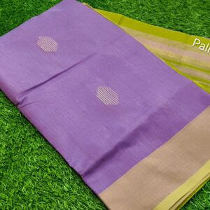 Handloom Cotton Sarees v1836 banana 3